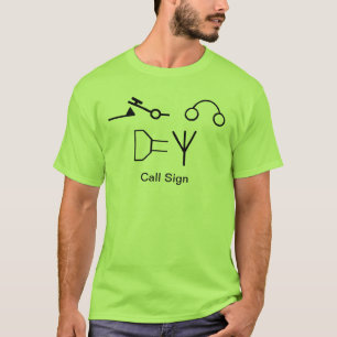 Símbolos de la esquema eléctrica para la camiseta