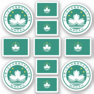 Símbolos de Macao / escudo de armas y Pegatina de 