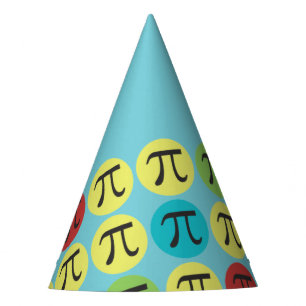 Símbolos de Mod Pi Gorras de Fiesta de papel Verde