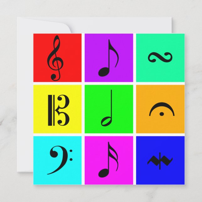 símbolos de música brillantes (Anverso)