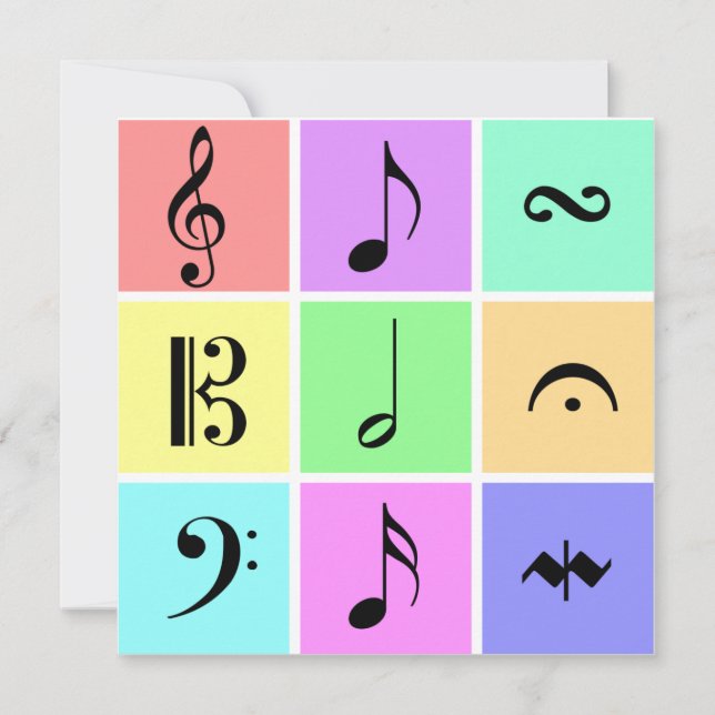 símbolos de música pastel (Anverso)
