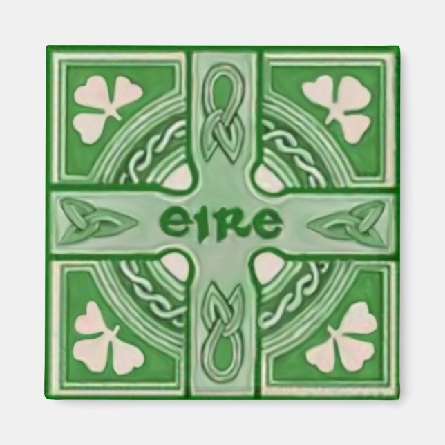 Símbolos del imán de Irlanda (Frente)