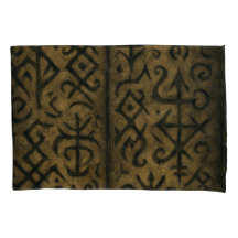 Símbolos místicos y funda de almohada oculta oscur
