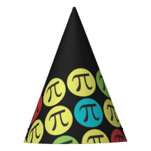Símbolos Mod Pi Gorras de Fiestas de papel de patr