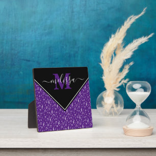 Símbolos musicales placa personalizada