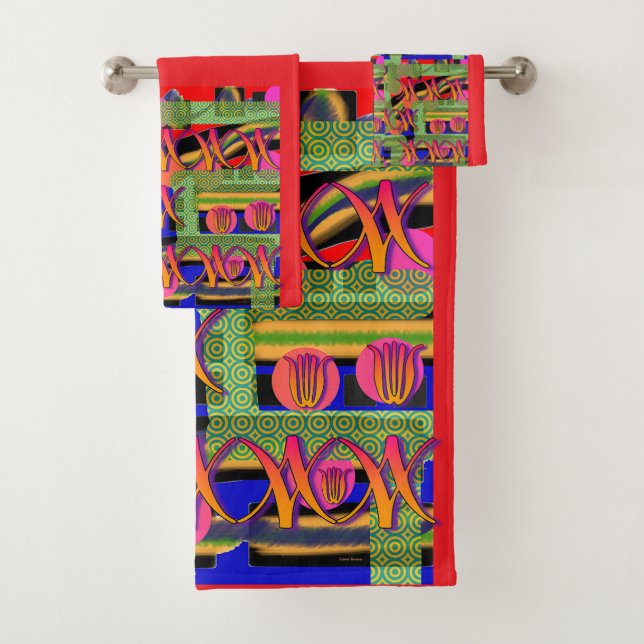 Símbolos y Flora Recorte Rojo (In situ)