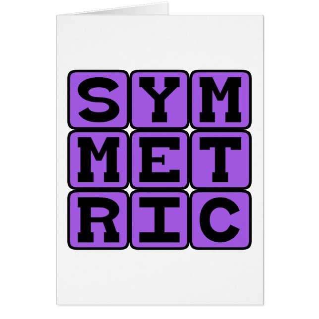 Simétrico, como un espejo (Frente)