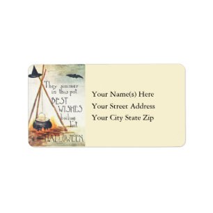 Simmering Halloween Desearía una Etiqueta de Direc