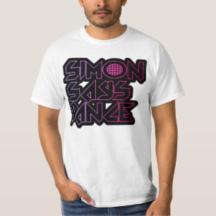 Simon dice la camisa de la danza