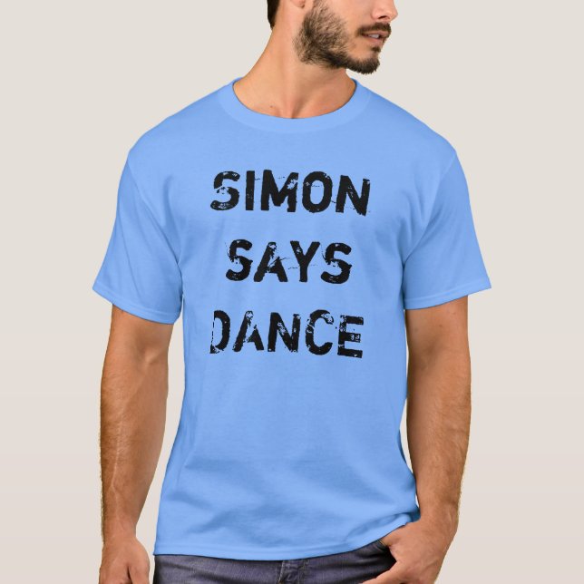 Simon dice la camiseta de la danza (Anverso)