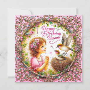 SIMONA ~ Cumpleaños feliz ~ Aves en Nido ~