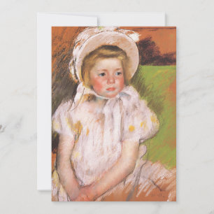 Simone en un bonnet blanco   Mary Cassatt