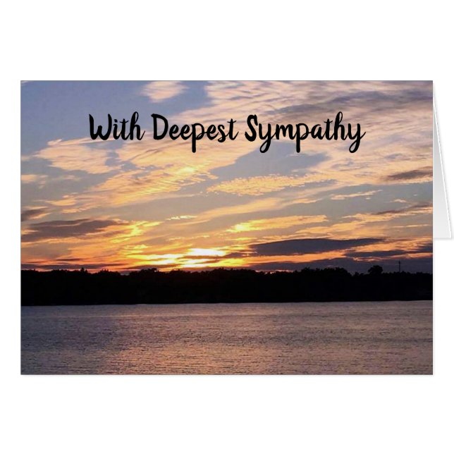 SIMPATÍA EN LA PÉRDIDA DE UN AMADO (Anverso (Horizontal))