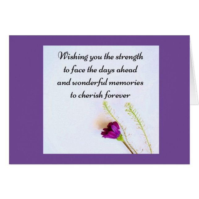 SIMPATÍA EN LA PÉRDIDA DE UN AMADO (Anverso (Horizontal))