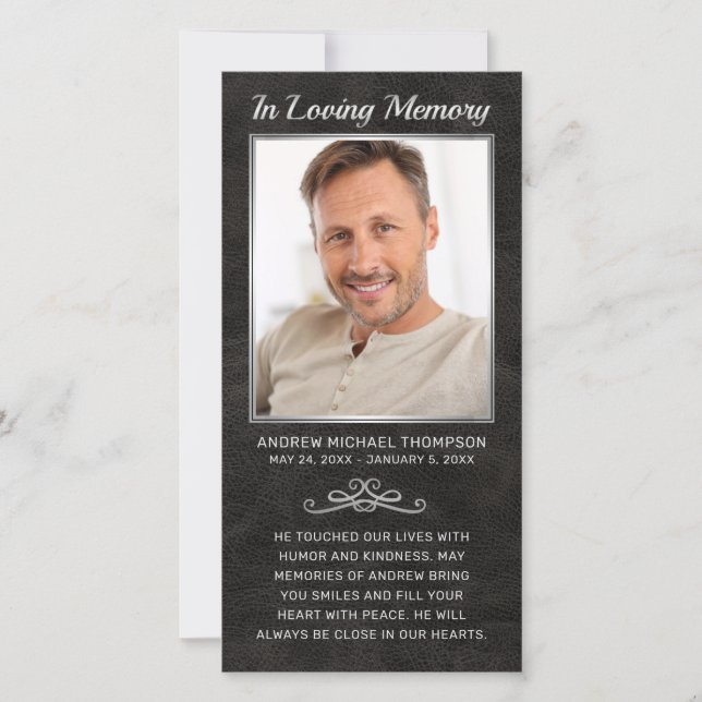 Simpatía oraciones funerarias de plata de cuero ne (Anverso)