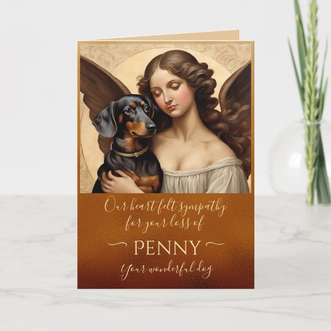 Simpatía por la pérdida de la tarjeta de ángel de  (Anverso)