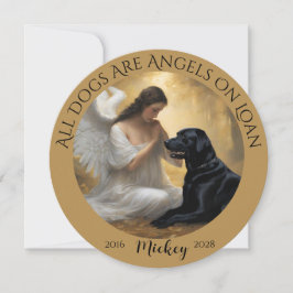 Simpatía por la pérdida de tu labrador negro