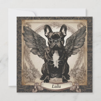 Simpatía por la pérdida del Angel Vintage Bulldog 