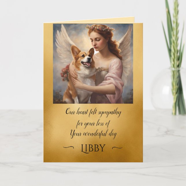 Simpatía por la tarjeta Corgi Gold Angel perdida (Anverso)