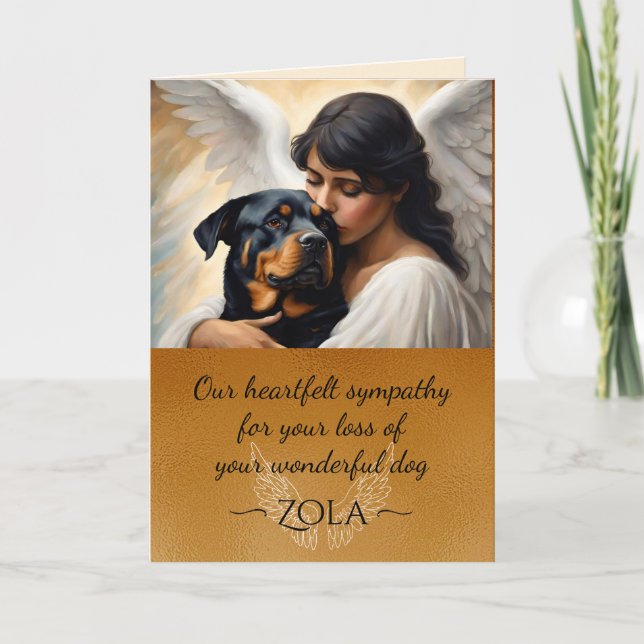 Simpatía por la tarjeta de arte Angel Pérdida de R (Anverso)