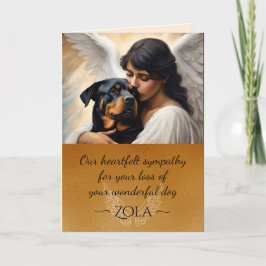 Simpatía por la tarjeta de arte Angel Pérdida de R