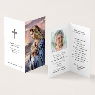 Simpatía por las tarjetas sagradas Mary   Madre Sa