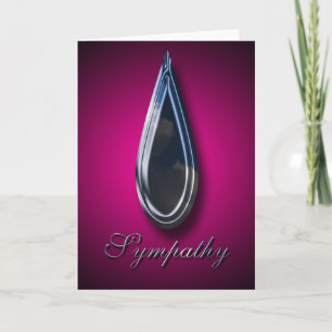 Simpatía por su tarjeta de pérdida   Con simpatía