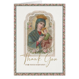 Simpatía religiosa en el funeral Virgen María Grac