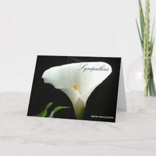 Simpatizantes - Tarjeta Calla Lily