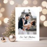 simple 1 navidades invitación boda de vacaciones<br><div class="desc">Una moderna tarjeta de fotos personalizado con diseño de fotos y arcos. Puedes subir tu propia imagen y editarla. El texto y los colores pueden personalizarse.</div>
