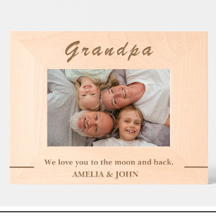 Simple Abuelo Cita Personalizado Marcos de imágene