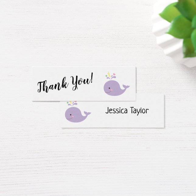 Simple agradecimiento con tarjetas insertables de  (Escritorio)