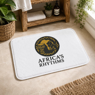Simple Alfombra de Baño de Tambor de León Africano