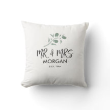 Simple almohada de MR y Sra (