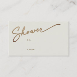 Simple Boda Bridal Shower Gift Etiqueta