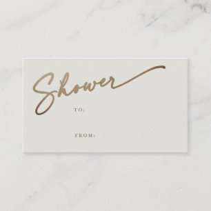 Simple Boda Bridal Shower Gift Etiqueta