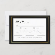 Simple boda Minimalista RSVP