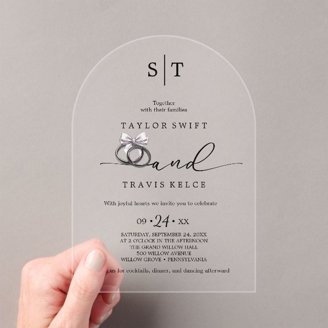 Simple caligrafía romántica invitación a matrimoni (Insitu (portátil))