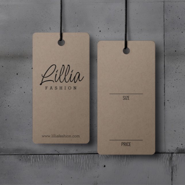 Simple Cardboad Clothing Colgar Display Price Tag (Subido por el creador)