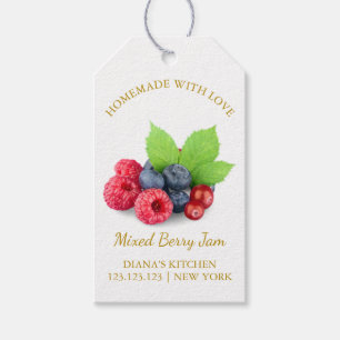 Simple casero Mezclado Berry Jam Hang Etiqueta l B