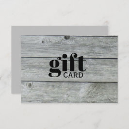 Simple certificado de regalo de Personalizado Rúst