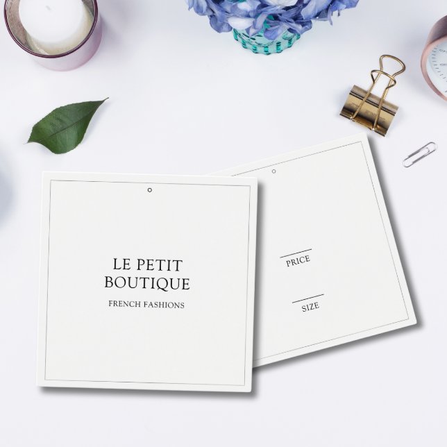 Simple Clothing Store Square Swing Price Tag (Subido por el creador)