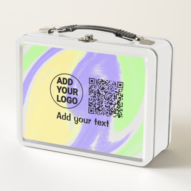 Simple código qr minimal agregar logo escanear nom (Anverso)