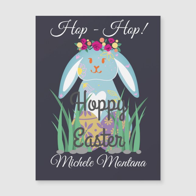 simple conejito de Pascua Feliz (Anverso)