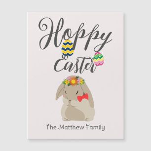 simple conejito moderno de Pascua feliz Pascua a l