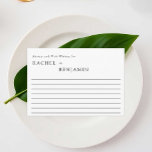 Simple consejo formal mínimo de Bodas y buenos des<br><div class="desc">Tarjetas de consejo minimalistas simples y limpias.</div>
