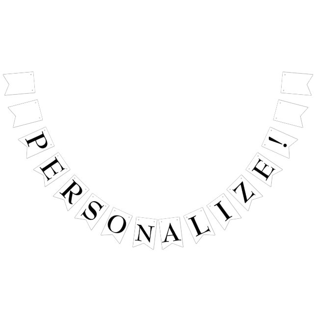 Simple Crea Tu Propia Bandera de Fiesta  (Todo)