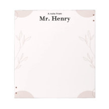 Simple Cuaderno Minimalista Boho para Maestros