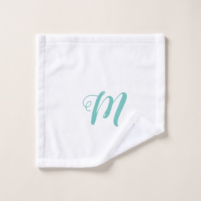 simple custom blue purple black leaves add your  t (Toallita)