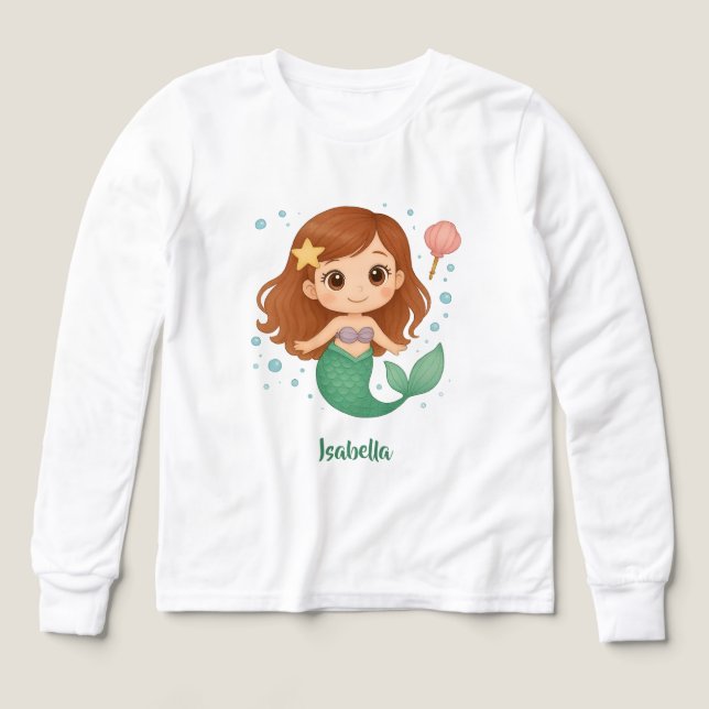 Simple cute little mermaid (Diseño frontal)